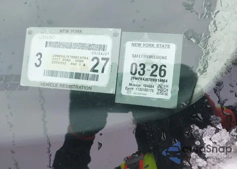 2017 Ford Edge Sel из США, поврежденный, VIN 2FMPK4J97HBB14984